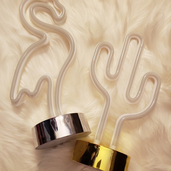 Flamingo & Cactus Neon Light - Picture 7 of 7